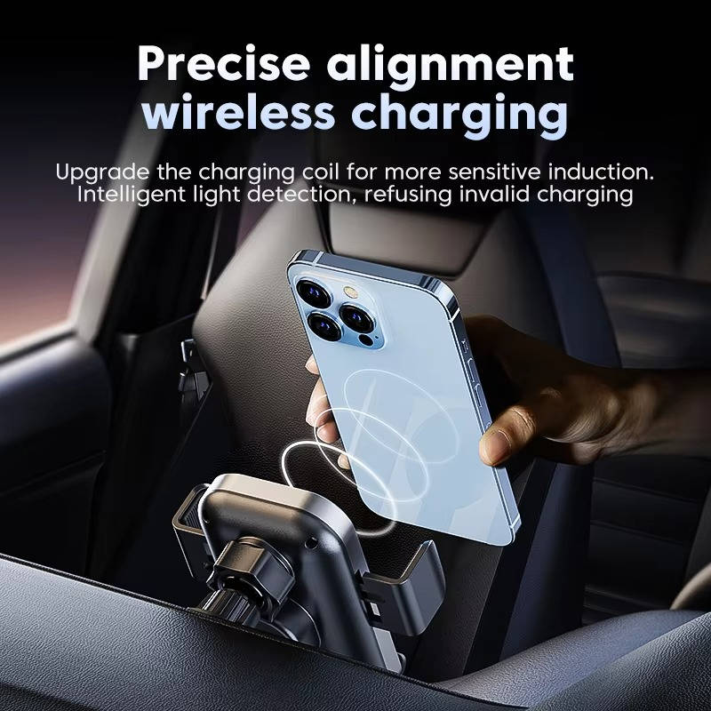 Car Wireless Charger Phone Mount - alternate angle