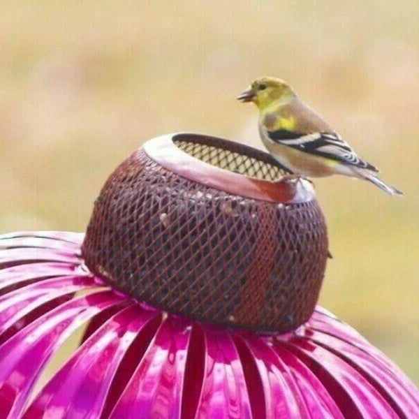 Coneflower Bird Feeder - alternate angle