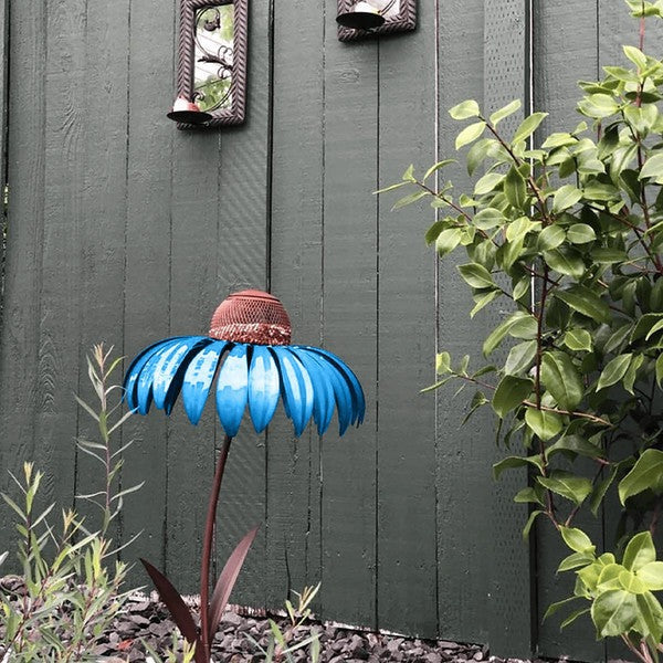 Coneflower Bird Feeder - detail