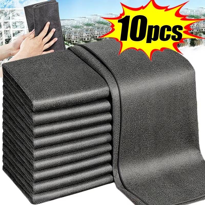 for 10pcs Versatile Microfiber Cloths for Windows Car Kitchen