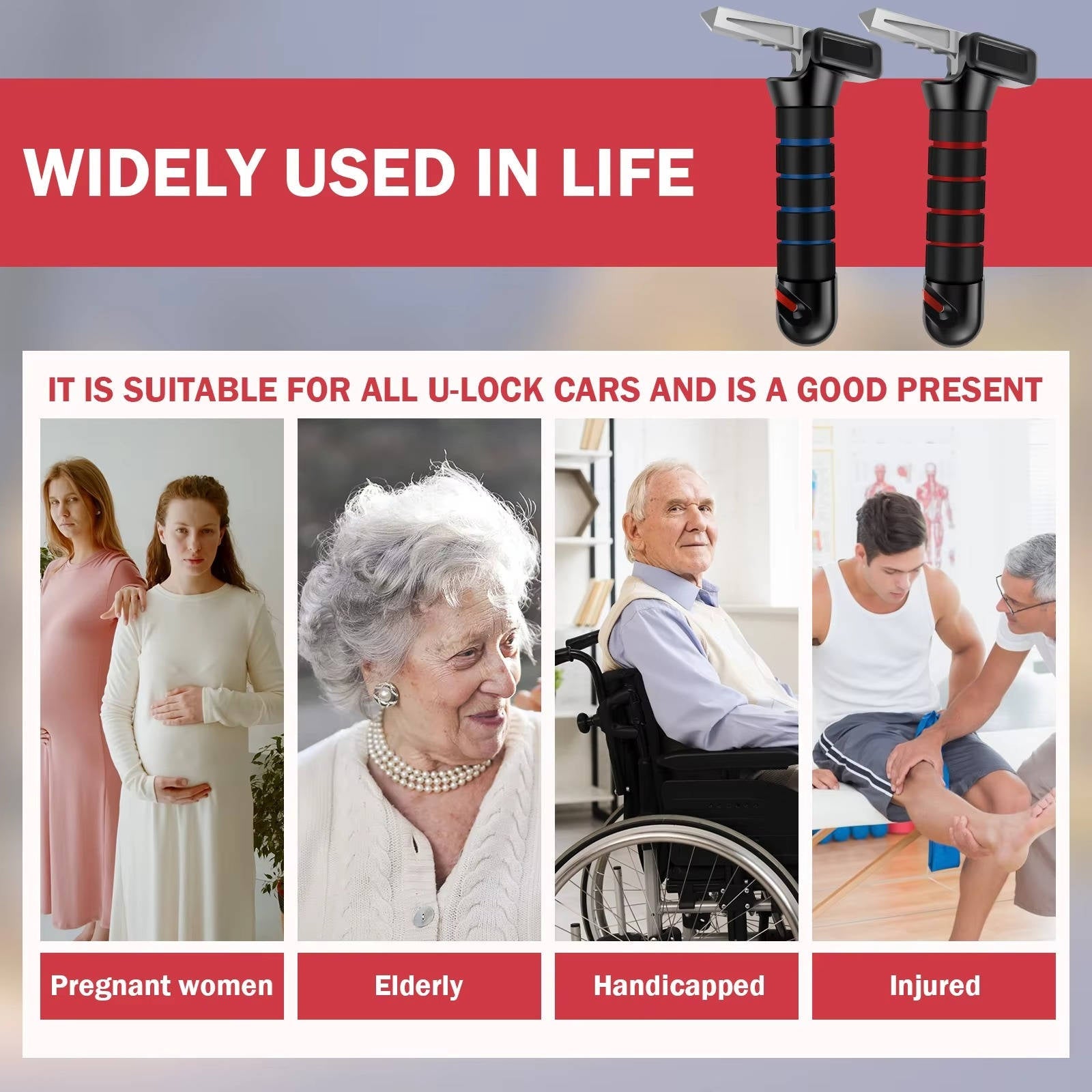 Car Assist Handle for Elderly- 2 Pack - detail