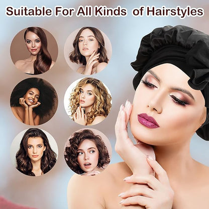 All-Night Silk Bonnet - Stays On All Night Guaranteed - alternate angle