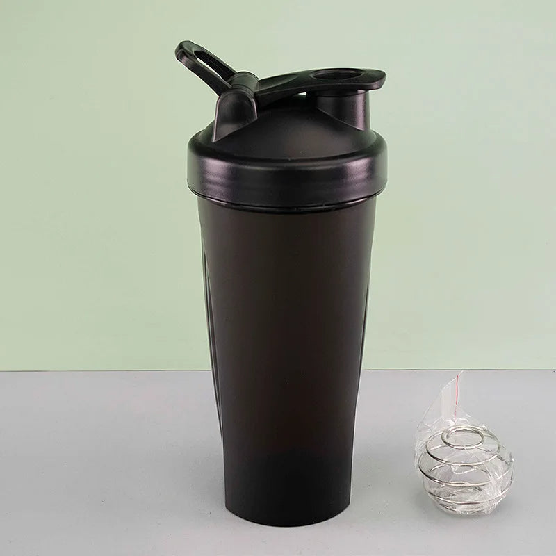 600ml Leak-Proof Protein Shaker Bottle with Stainless Steel Mixing Ball - detail