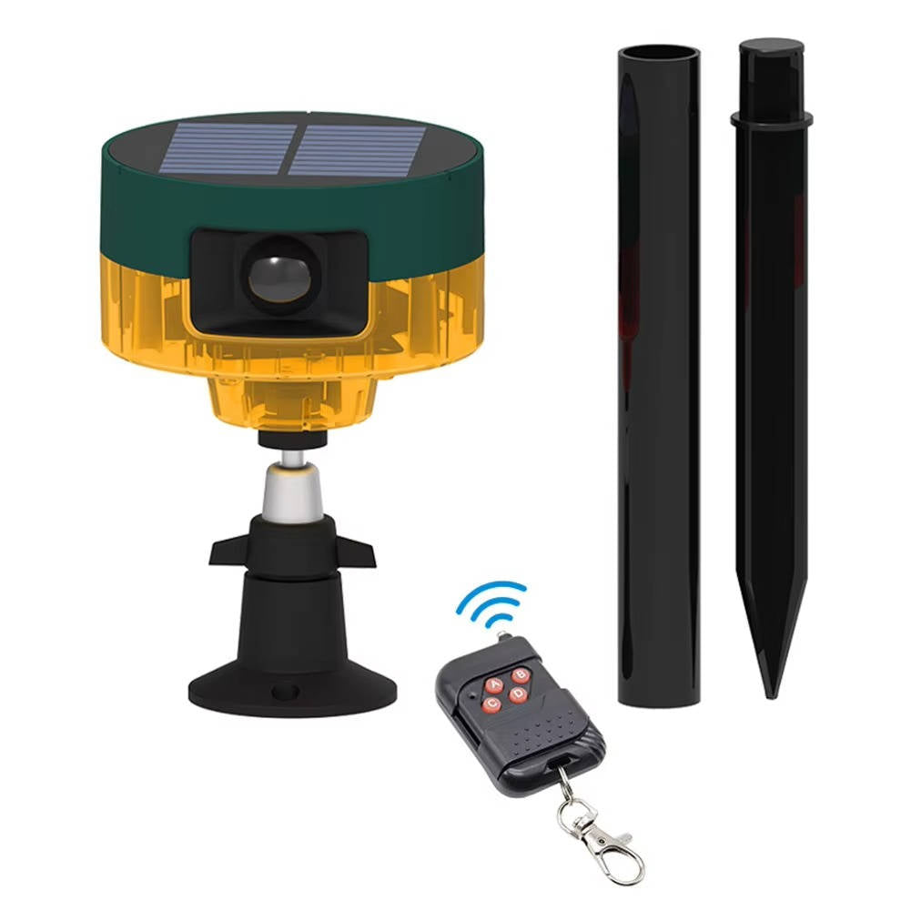 360 degrees Solar-Powered Animal Repeller for Pigeons, Birds, Rabbits, Deer & Wildlife - alternate angle