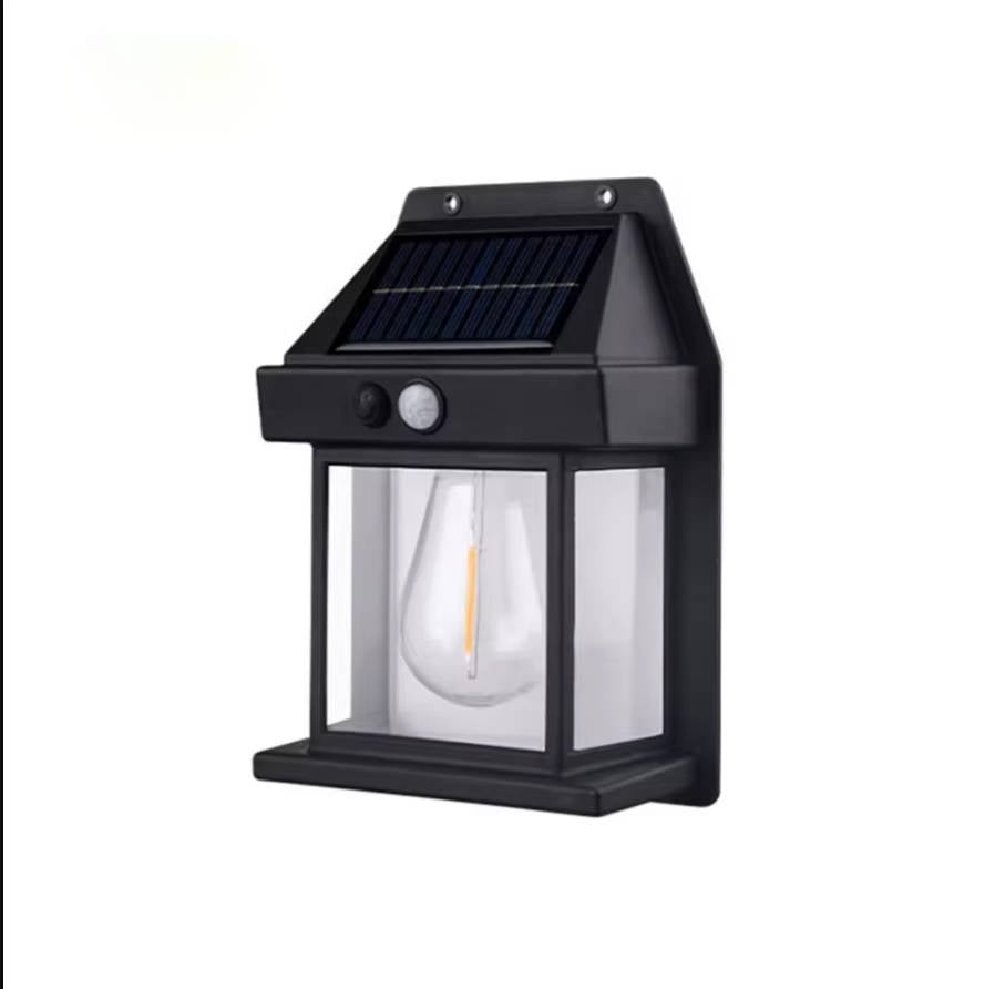 Solar Motion Sensor Wall Lanterns (2 Pack)