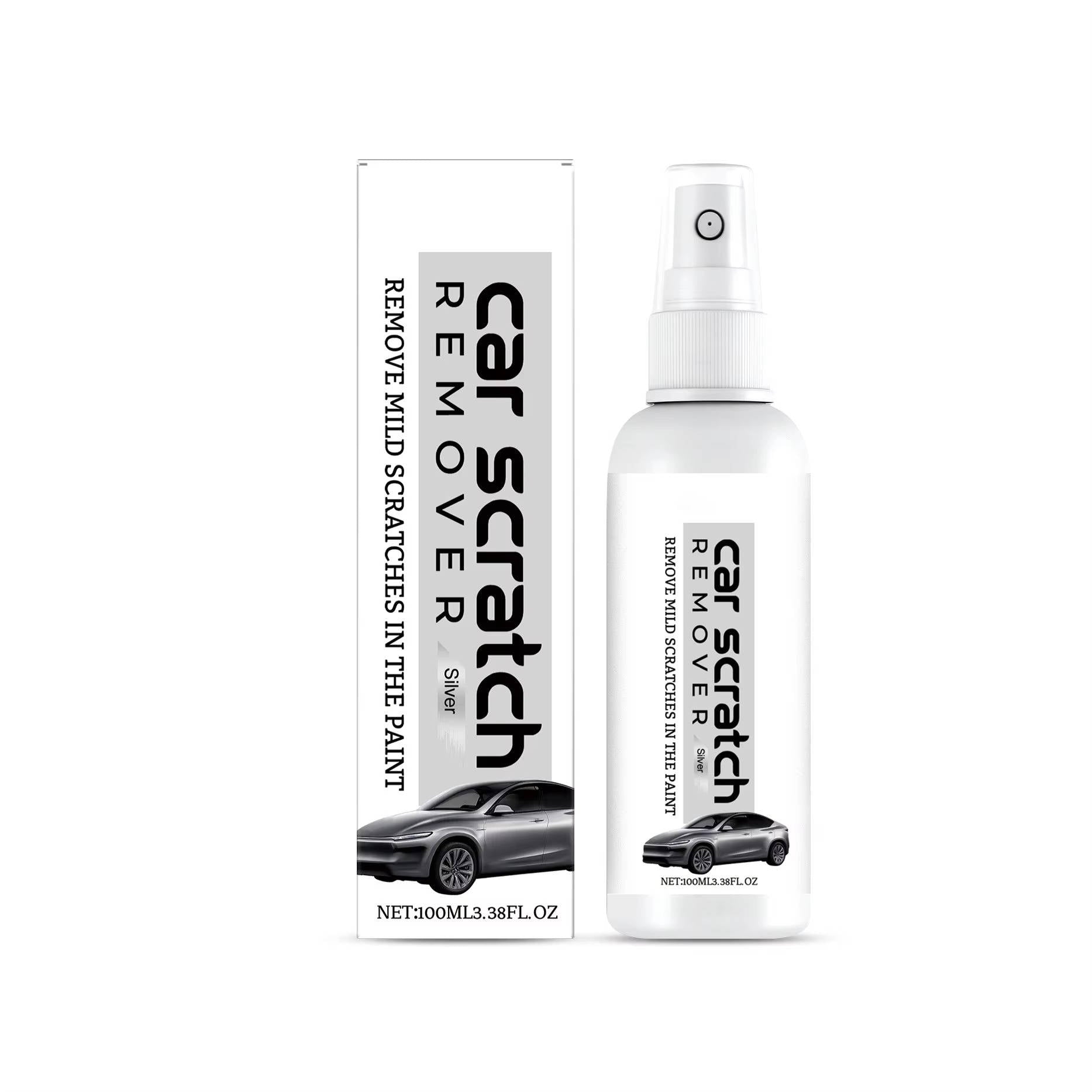 Car Scratch Remover Spray - in use