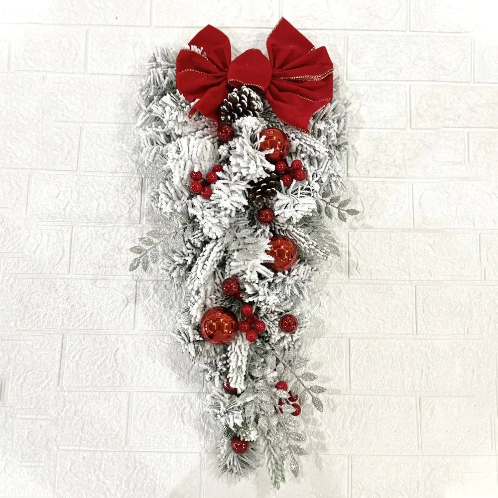 Christmas Door Decorations Full Set - in use