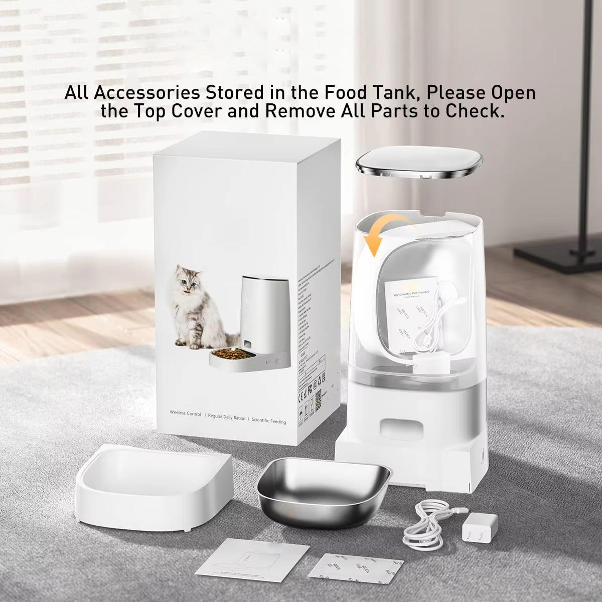 Automatic Cat Feeder - detail