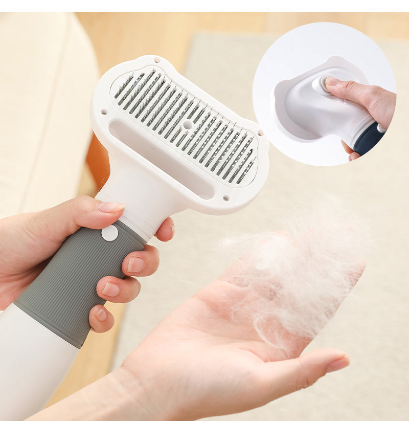 3-in-1 Dog Hair Dryer, Slicker Brush & Grooming Tool - alternate angle