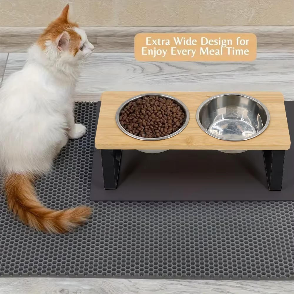 Elevated Cat Bowl - detail