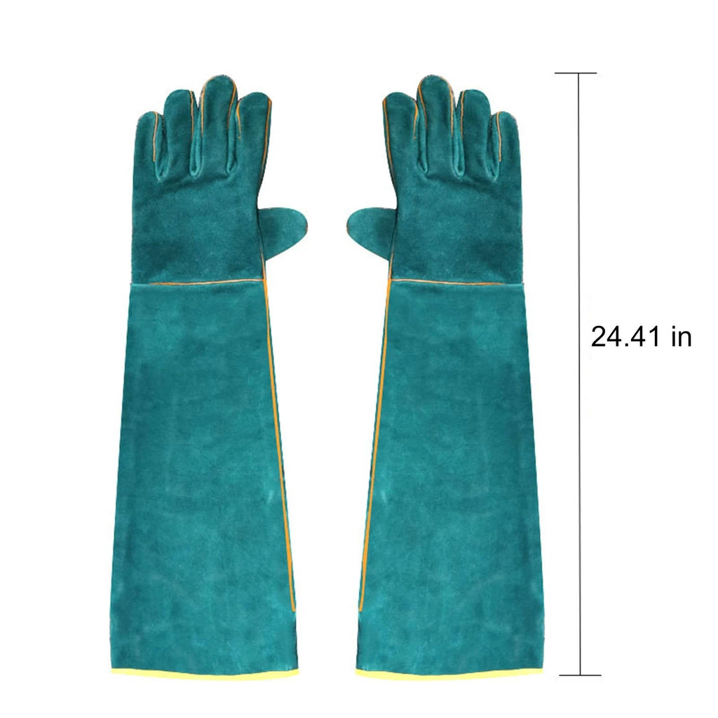Bite Protection Gloves - in use