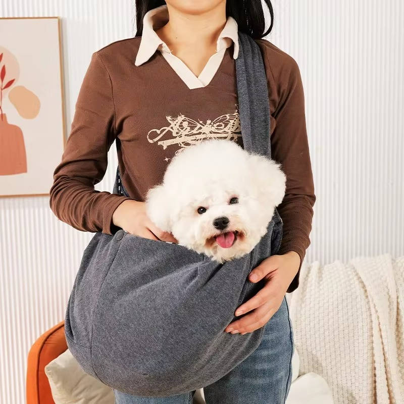 Dog Carrier Sling - in use