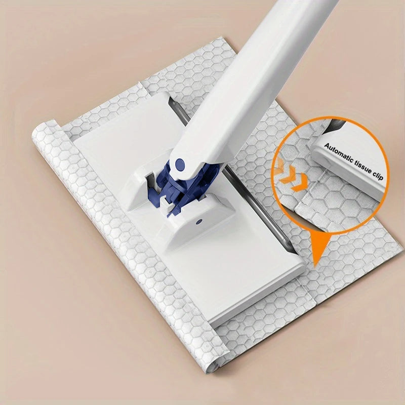 Automatic Cloth Clip Mini Mop - detail