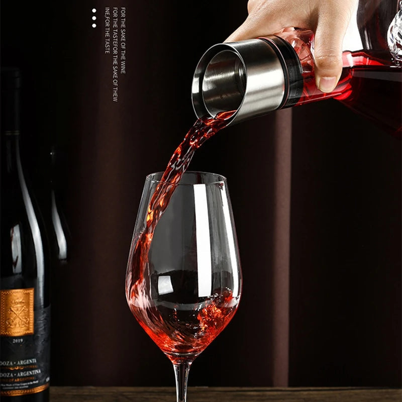 Puchica 1500ml Lead-Free Crystal Wine Decanter & Aerator - detail