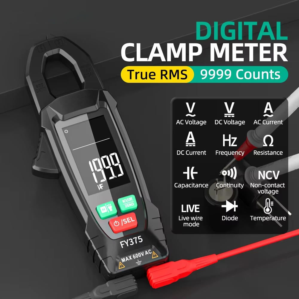 AC DC Clamp Electric Meter - detail