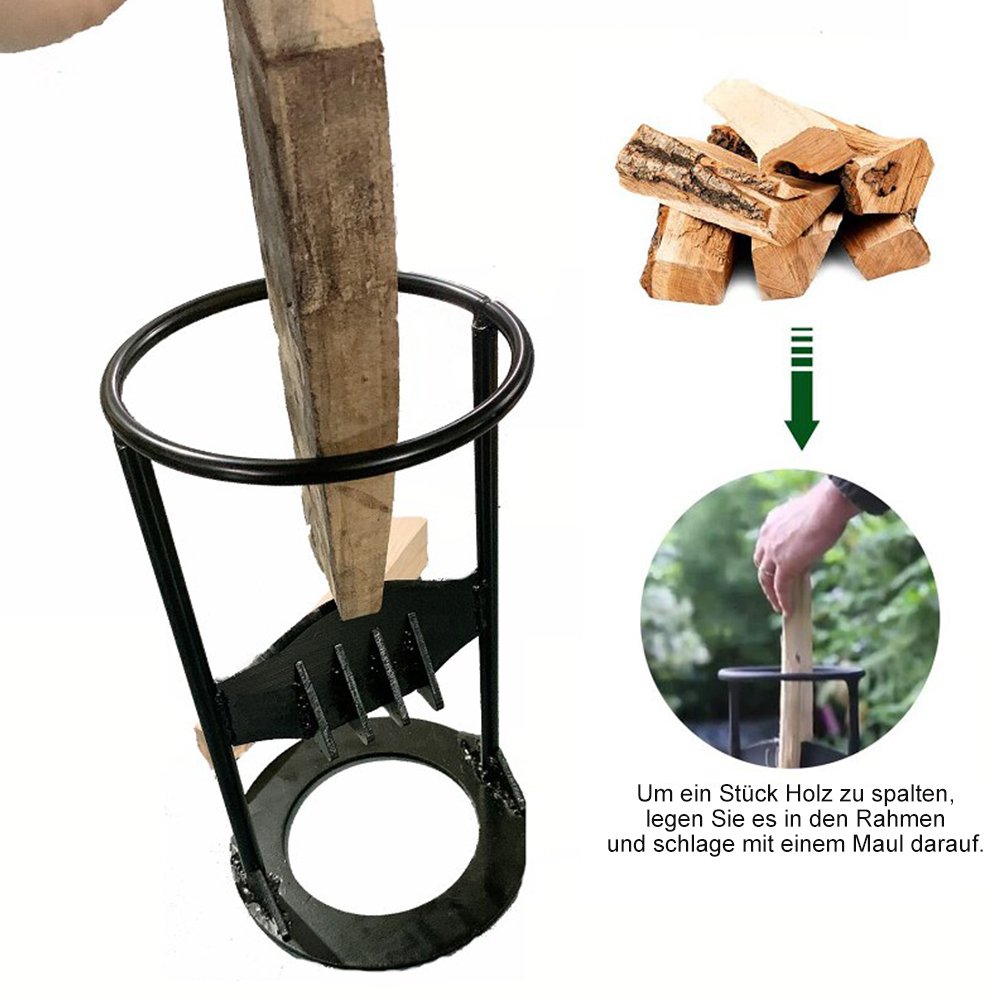 Cast Iron Manual Firewood Splitter - alternate angle