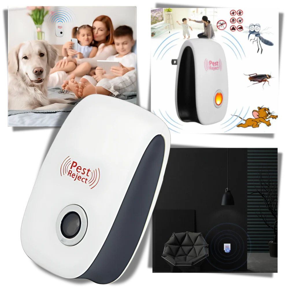 Energy Efficient Ultrasonic Pest Repeller - detail