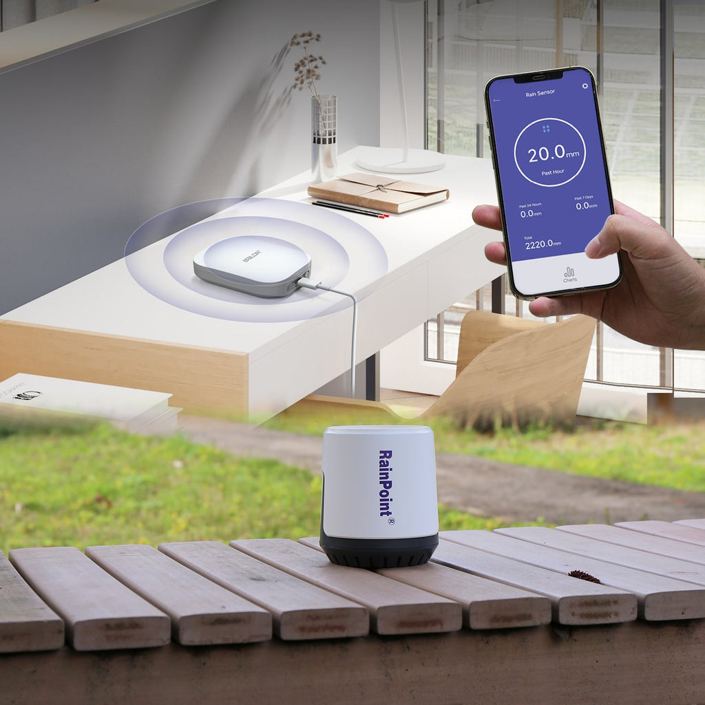 RainPoint Wireless Wi-Fi Digital Rain Gauge, Wireless