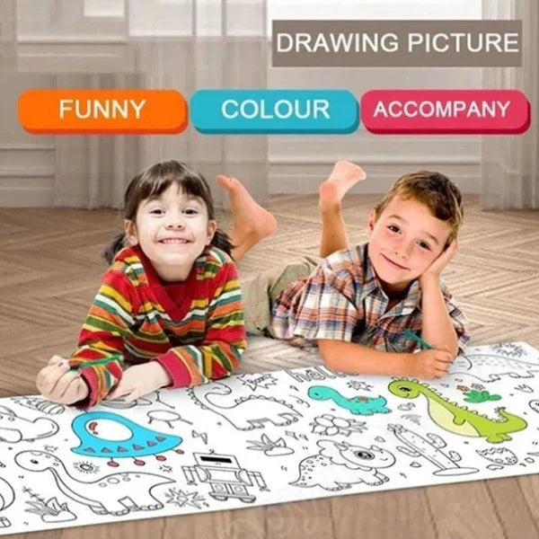 Children's Drawing Roll - detail