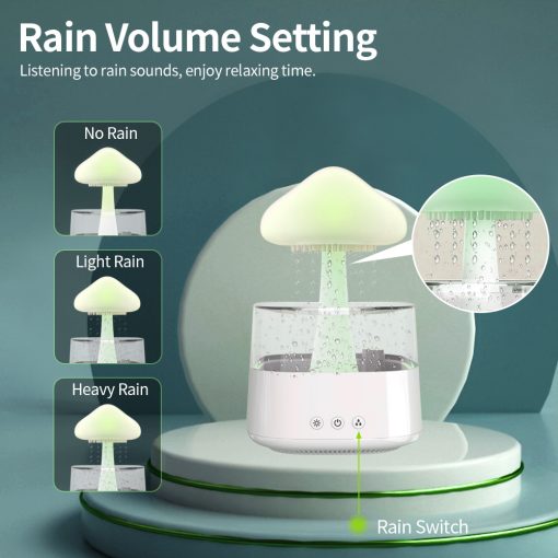 Rain Cloud Humidifier & Essential Oil Zen Diffuser