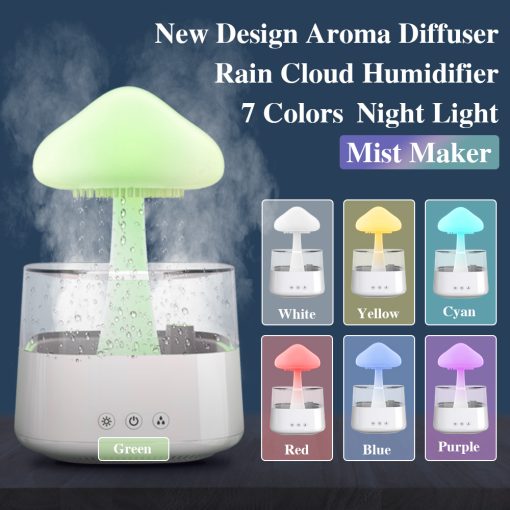Rain Cloud Humidifier & Essential Oil Zen Diffuser