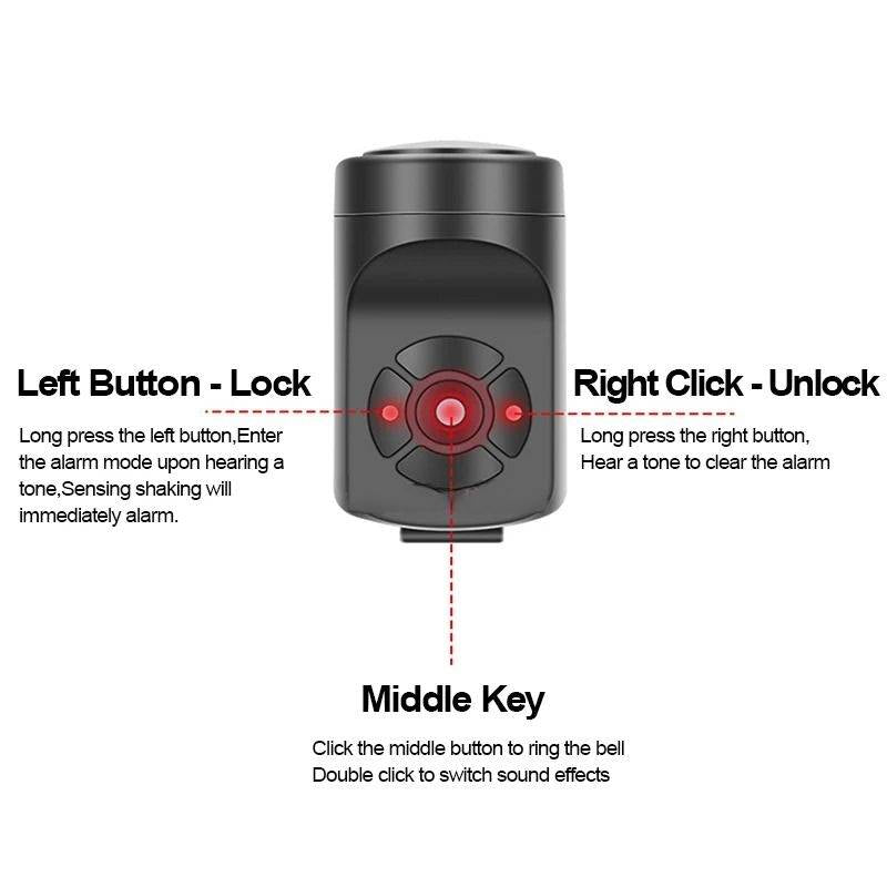 Bike Alarm - alternate angle