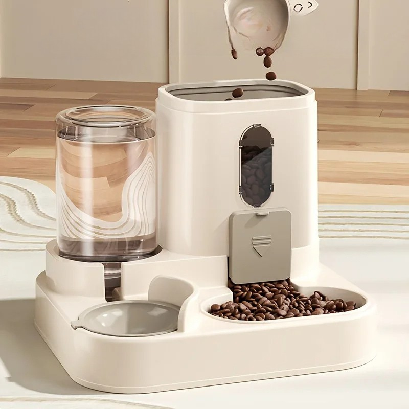 2-in-1 Gravity Pet Feeder and Water Dispenser