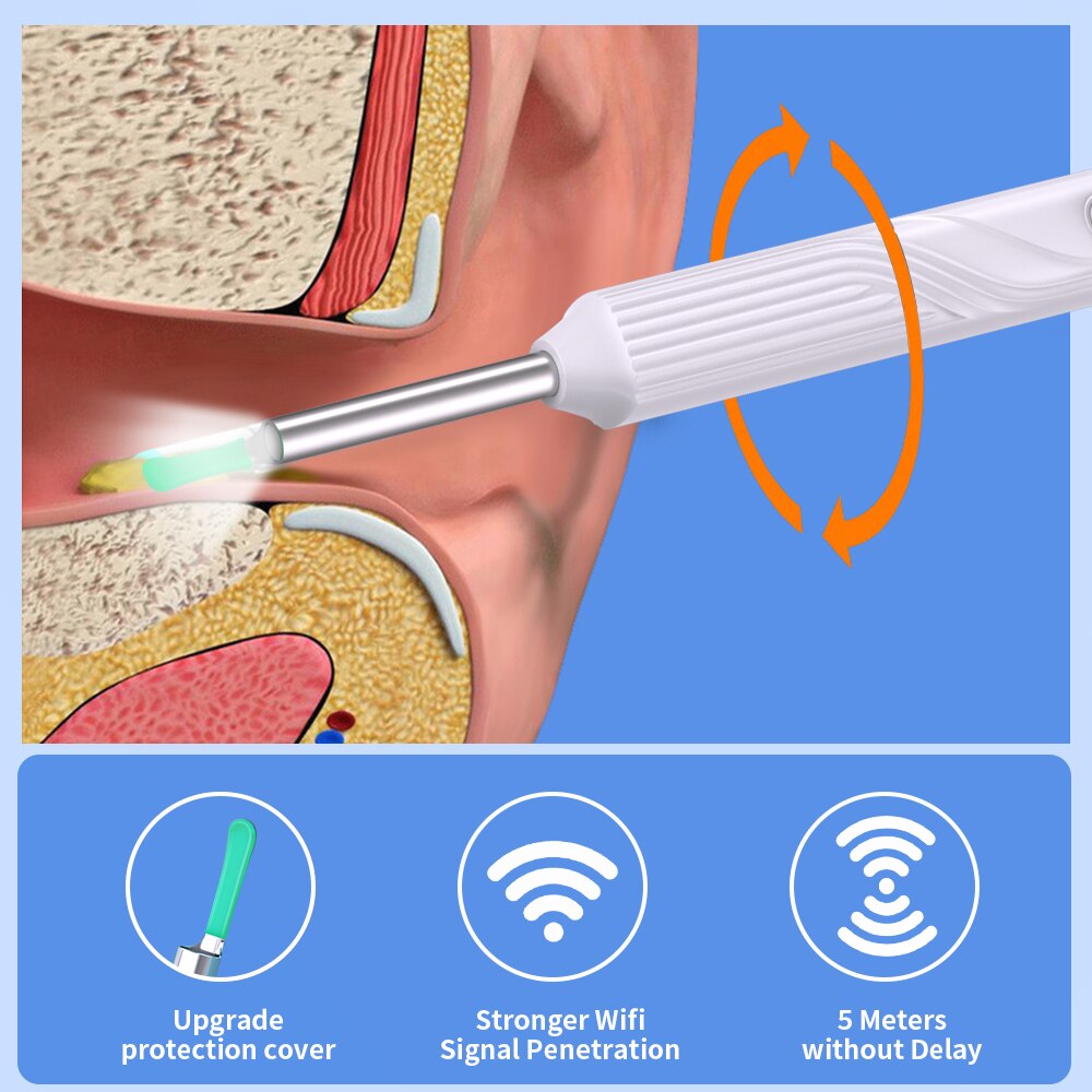 Ear Cleaning Picker With Camera - detail