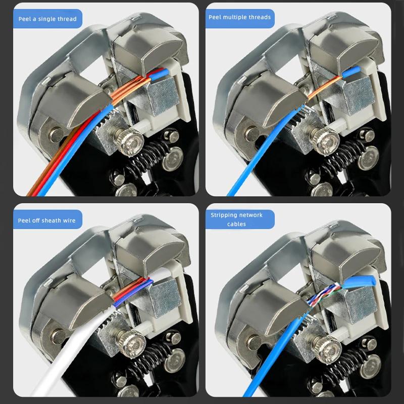 Automatic Wire Stripper Cable Cutter - in use