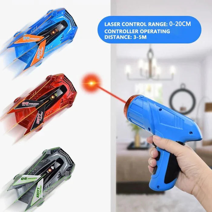 Gravity-Defying Laser RC Car - detail