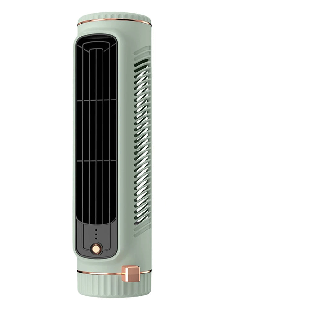 Bladeless Portable Air Conditioner Tower Fan - alternate angle