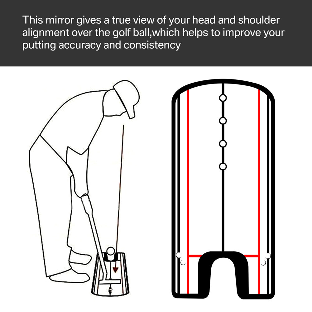 Golf Putting Mirror - detail