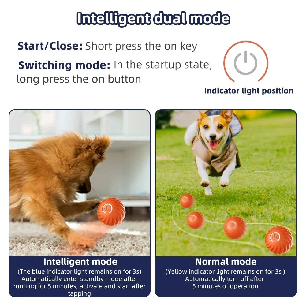 Active Rolling Ball Anti-Anxiety Automatic Moving Ball - in use