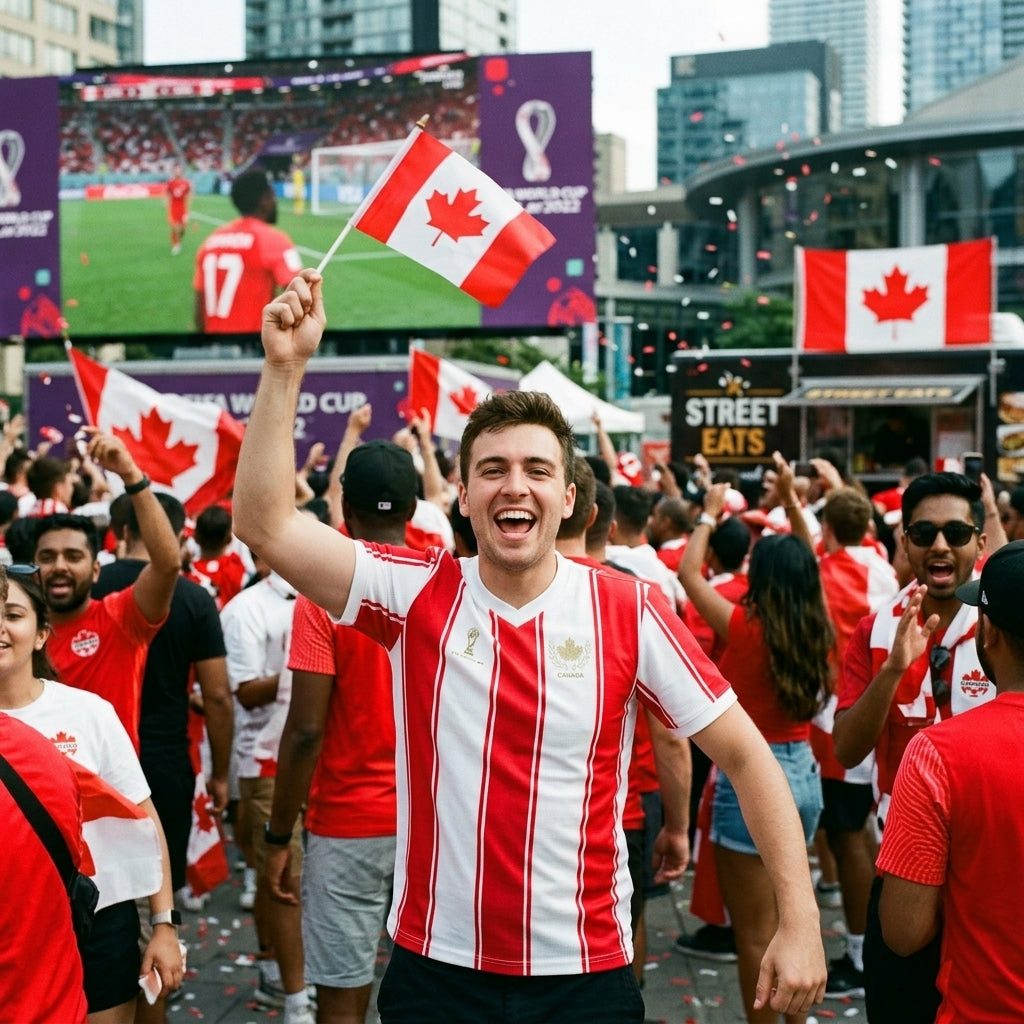 Waffle Effect Canada Jersey || Maillot Canada en Jersey Gaufr