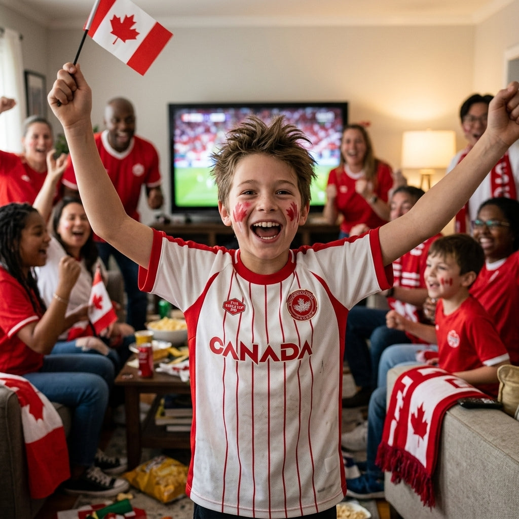 Canada Kids Soccer Jersey || Maillot de Soccer Canada Enfant