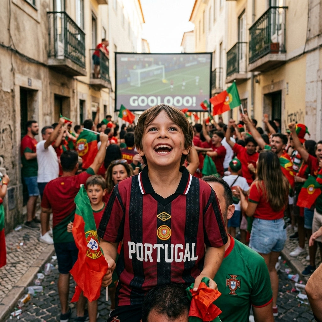 Portugal Kids Soccer Jersey || Maillot de Soccer Portugal Enfant