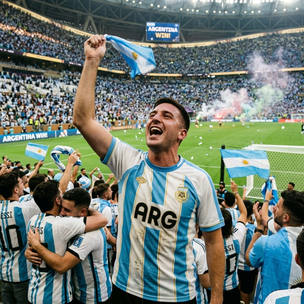 Argentina Soccer Jersey || Maillot de Soccer Argentine