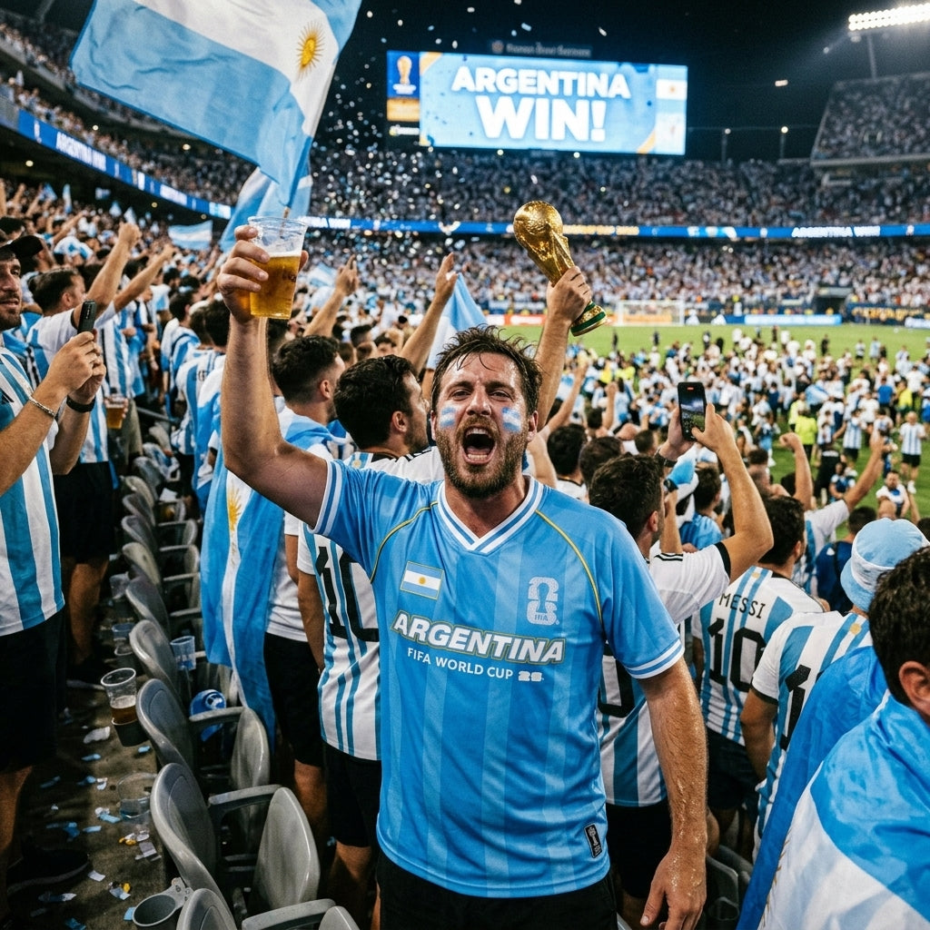 Argentina Soccer Jersey||Maillot de Soccer Argentine