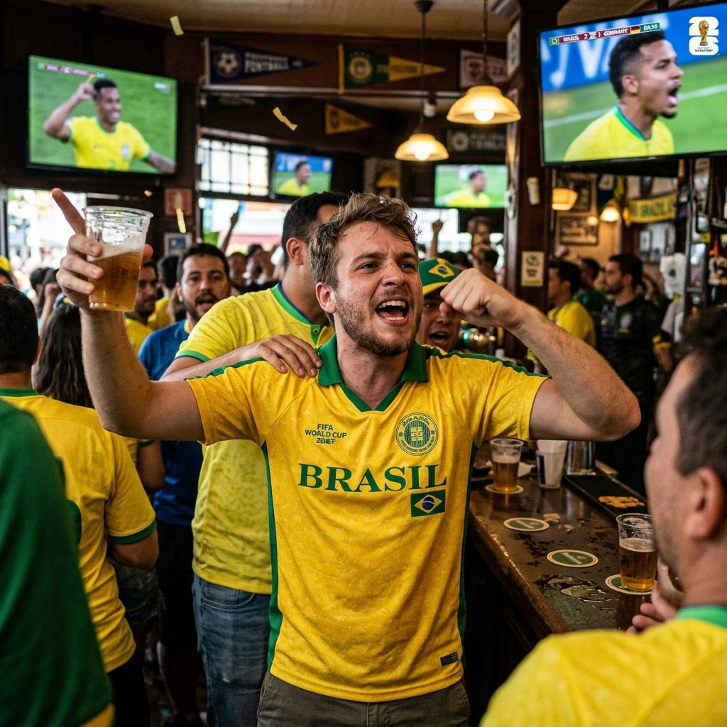 Brasil Collar Soccer Jersey || Chandail Col Brsil