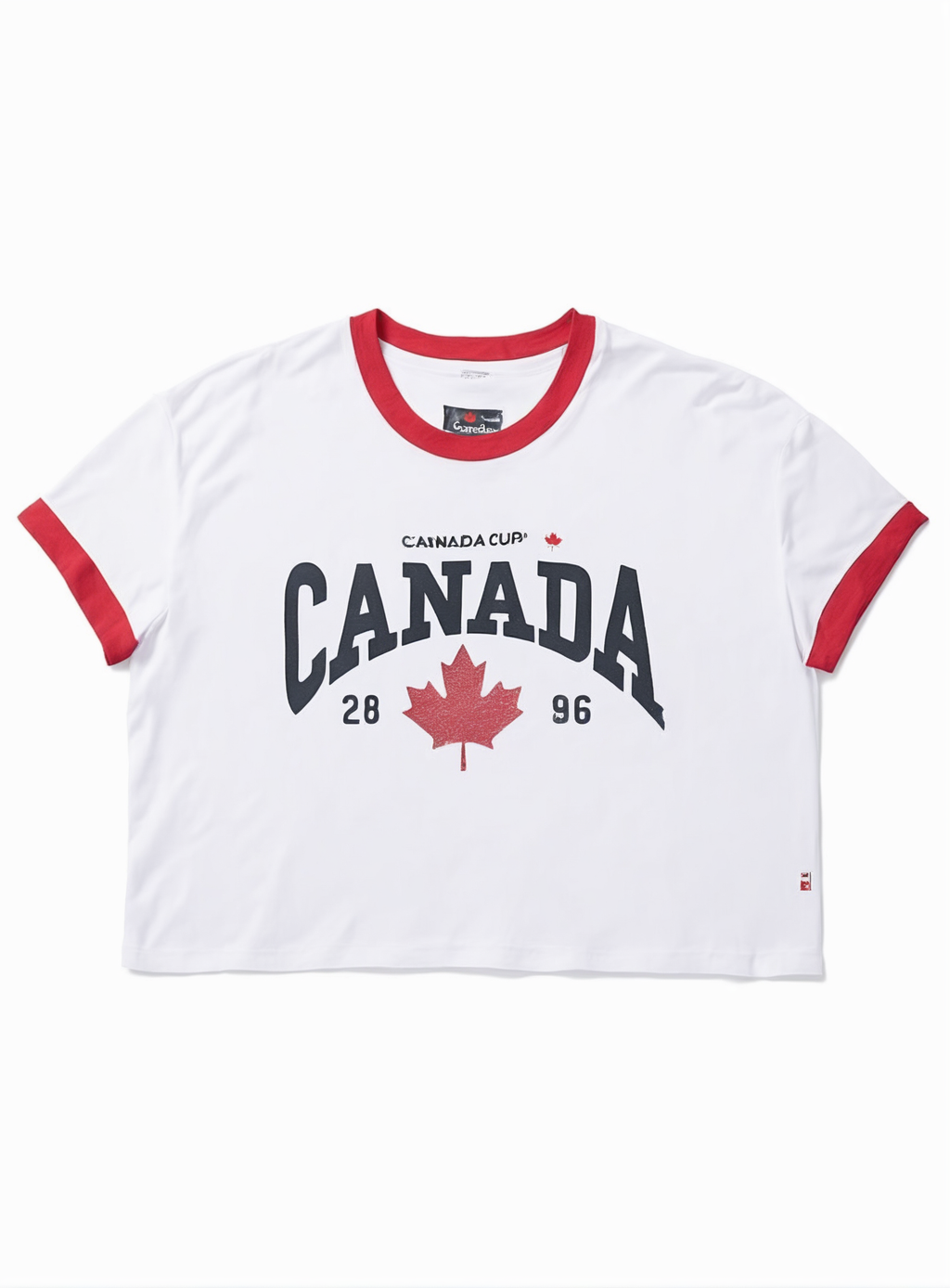 Canada Ringer Tee||Canada t-shirt graphique bords contraste