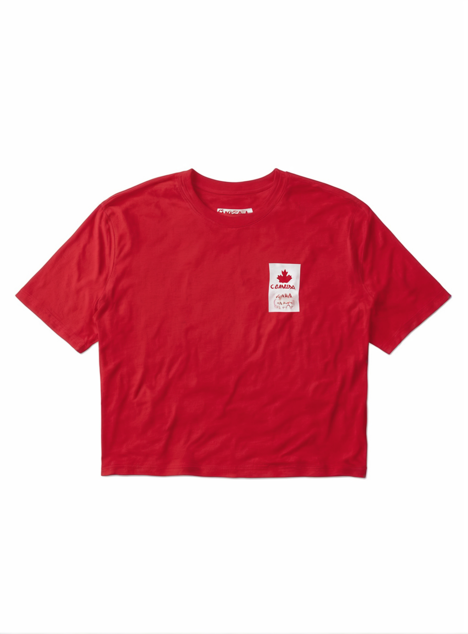 Canada Crop Tee||Canada t-shirt court