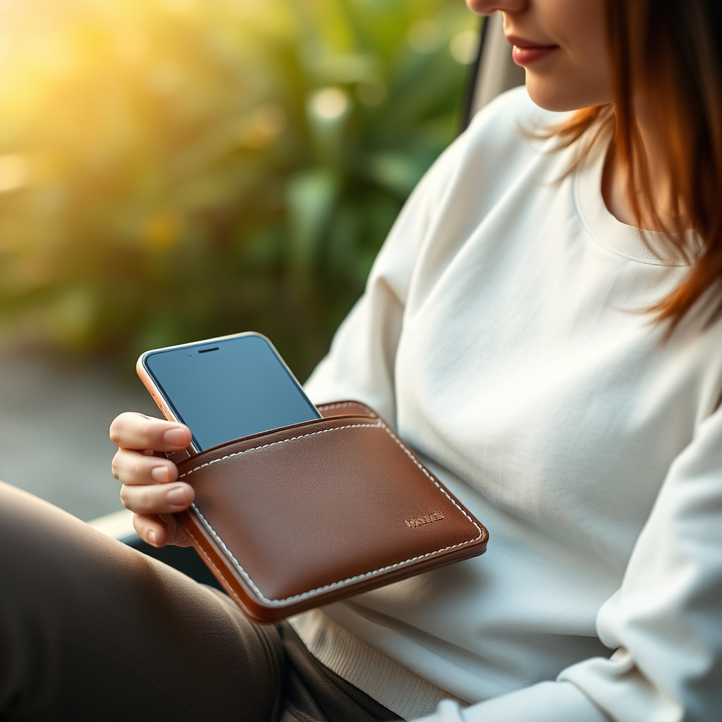 Woolnut Leather Tech Organizer