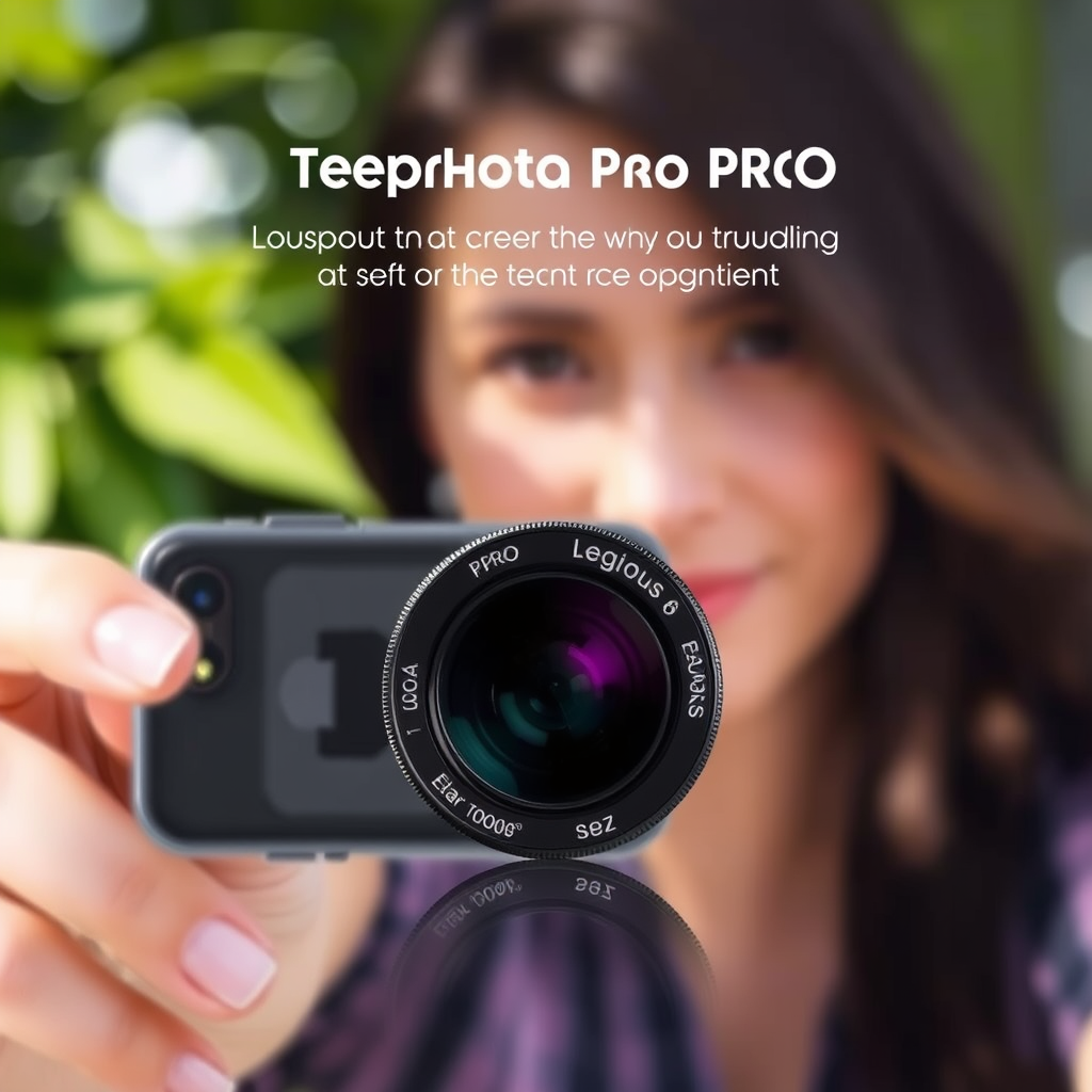 Telephoto PRO Clear Image Lens Zooms 8 Times Closer! for All Smart