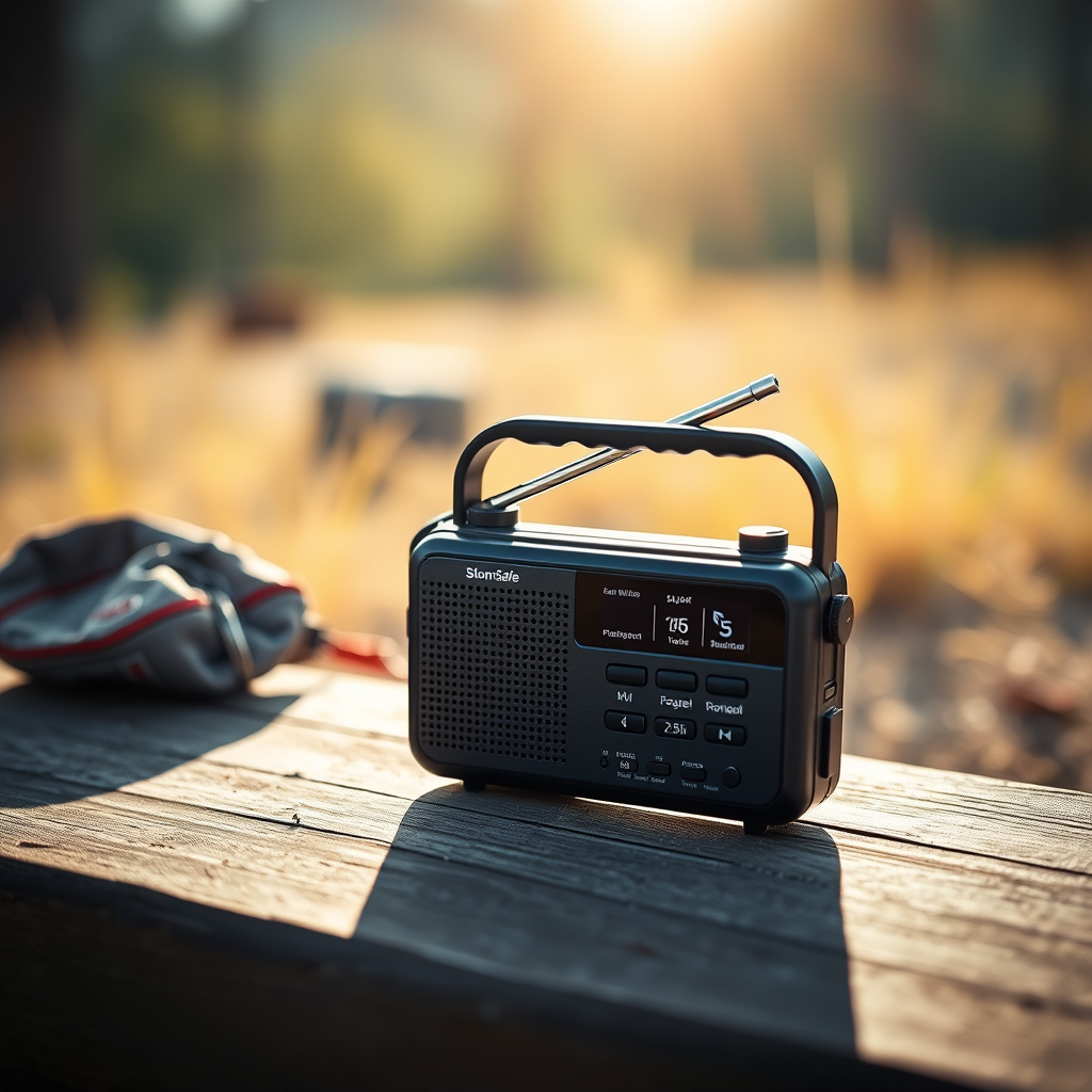 Storm Safe Emergency Am/Fm/Noaa Weather Band Radio With Solar Flash