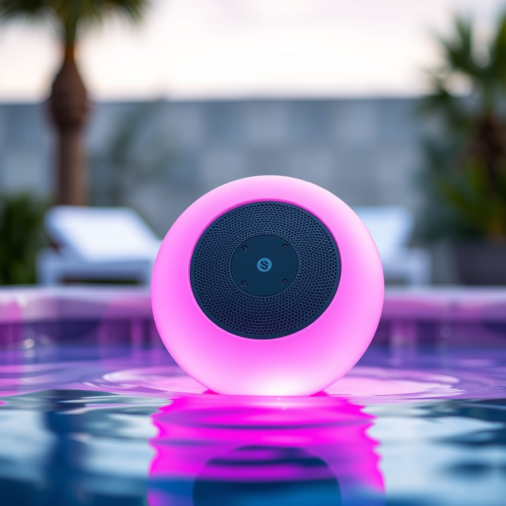 Saturn Waterproof Bluetooth Pool/SPA Speaker With Party Lighting
