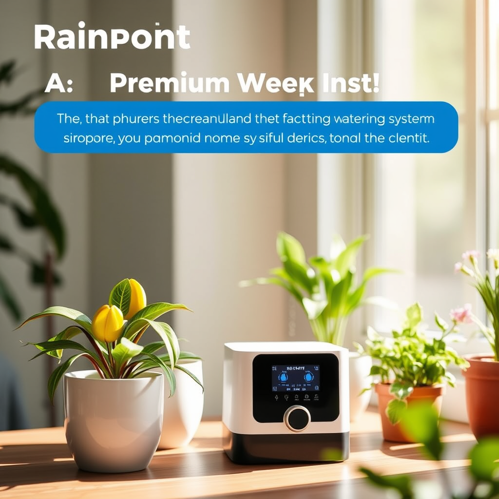 Rainpoint Automatic Plant Watering System With Large Display
