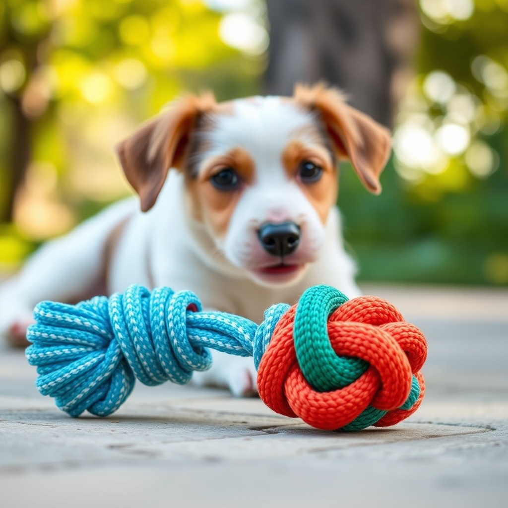 Pet Dog Cord Teether Knot Toy