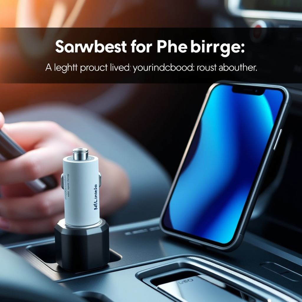 MiLink 50W Super-Fast Car Charger With 2,600mAh Power Bank
