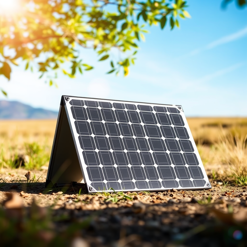 High Efficiency 90W Tri-Fold (3 x 30w) Foldable Solar Panel Kit Suitcase