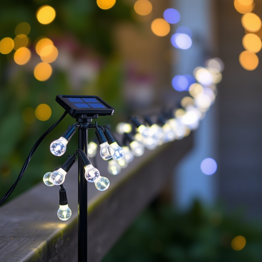 Firefly Solar mini LED Christmas lights on String